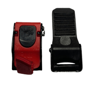 khóa cài nón bảo hiểm đen