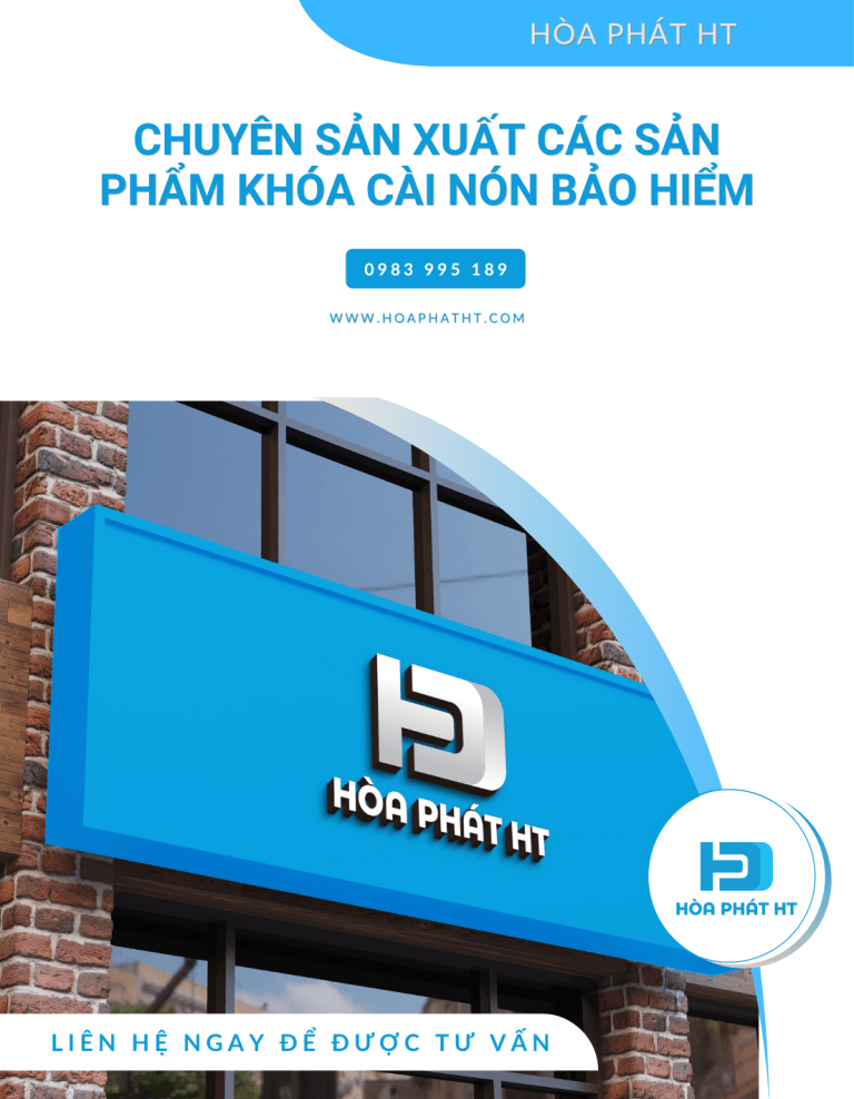 banner khóa cài nón bảo hiểm Hòa Phát HT